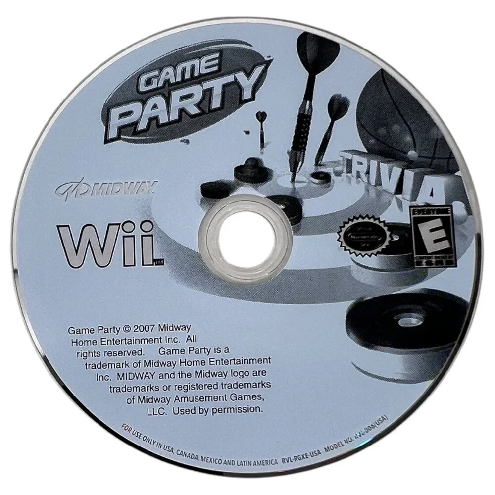 Nintendo Wii‎ Game Party Video Game Complete With Case & Manual Tested Working